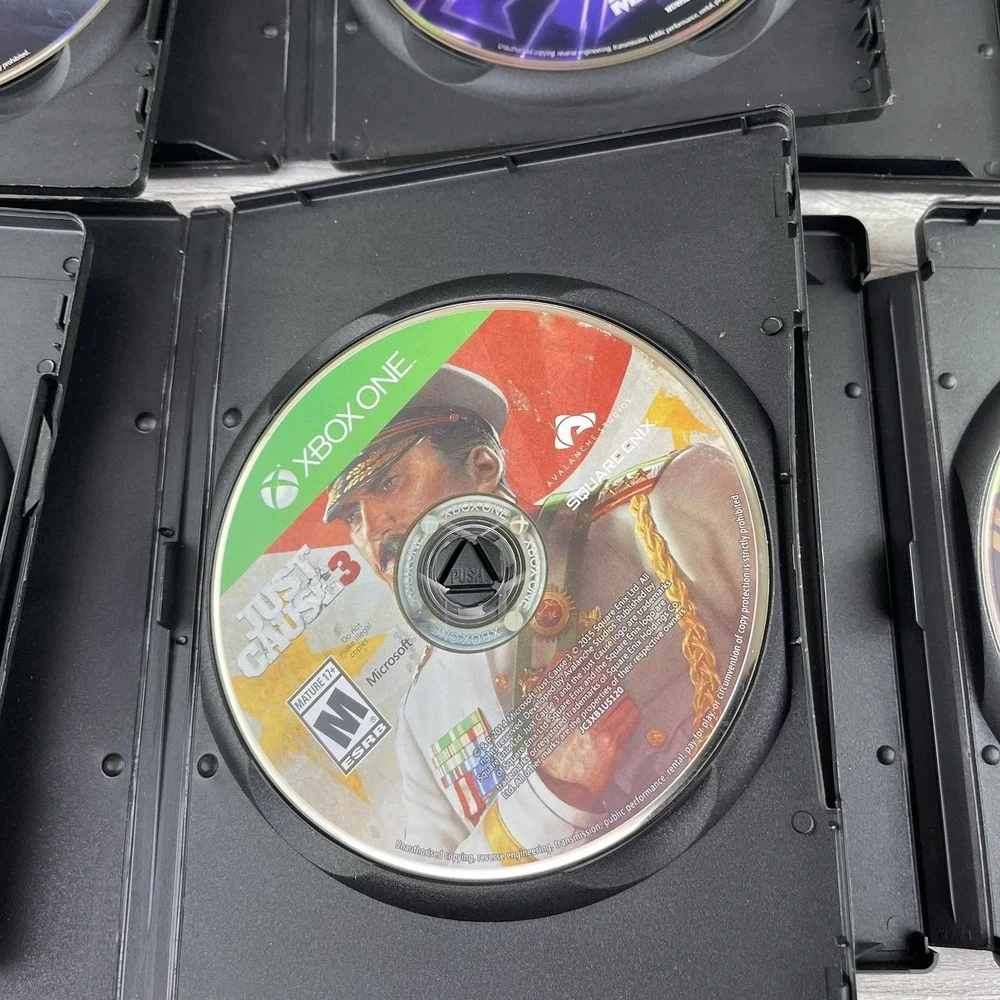 Lot of 7 Microsoft Xbox One Games - Evil Within 2,Mass Effect Andromeda,and More